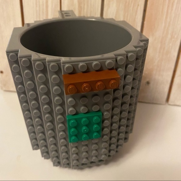 Gray Building Bricks Mug Coffee Cup - Picture 7 of 10